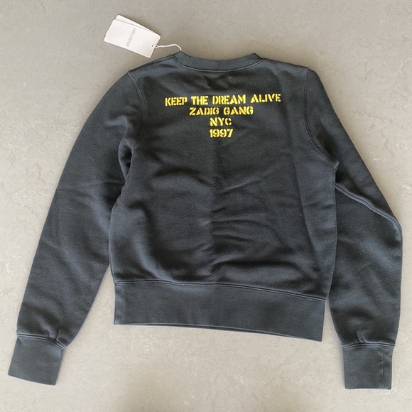 NWT Zadig &Voltaire kids sweatshirt 14y - Picture 4 of 4